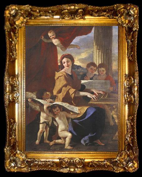 framed  Nicolas Poussin St Cecilia, ta009-2